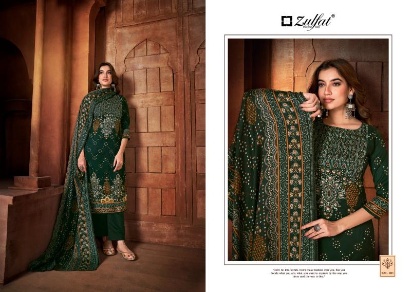 Zulfat Riyana Premium Wollen Dress Material Collection