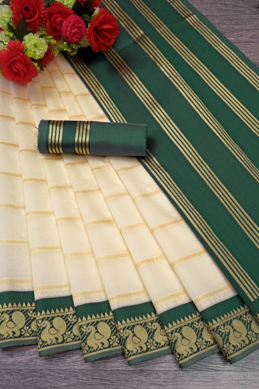 Aab Murali Fancy Soft Lichi Silk Saree Collection