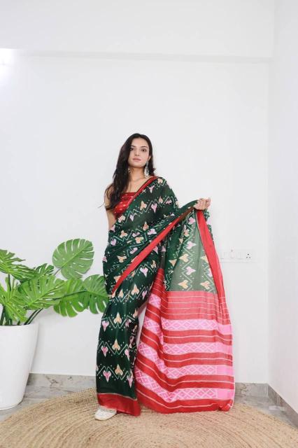 Ap 06 Jaipuri Block Print Saree Collection