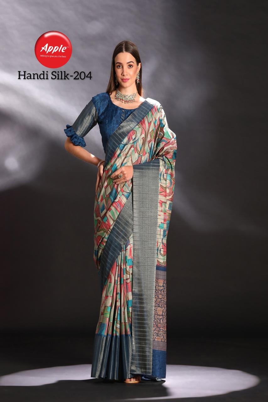 Apple Handi Silk Vol 2 Printed Silk Saree Collection