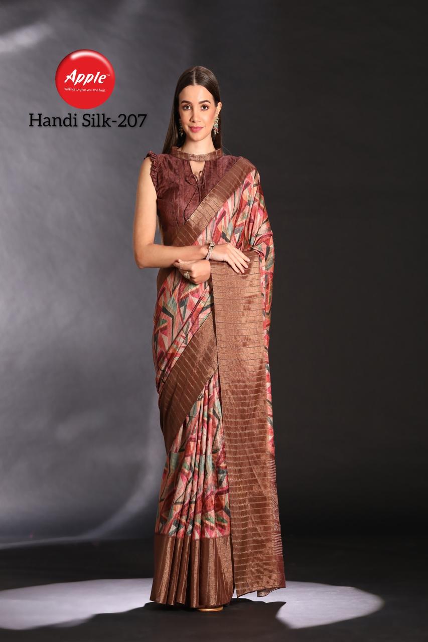 Apple Handi Silk Vol 2 Printed Silk Saree Collection