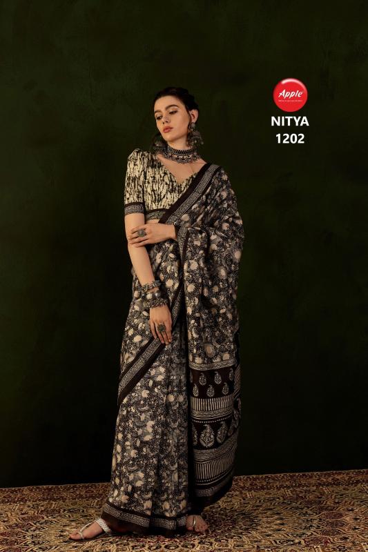 Apple Nitya Silk 12 Bhagalpuri Silk Printed Saree Collection