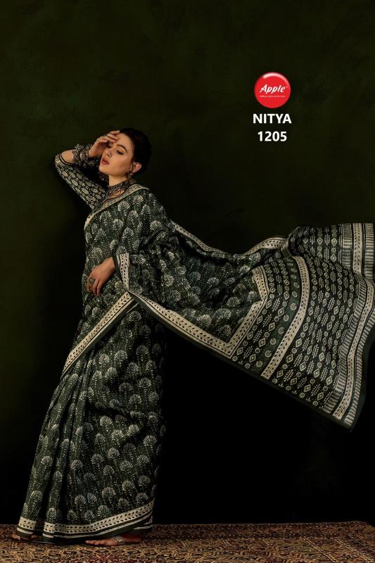 Apple Nitya Silk 12 Bhagalpuri Silk Printed Saree Collection