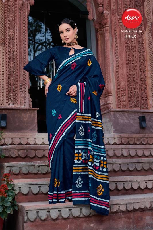 Apple Womaniya 29 Bhagalpuri Silk Printed Saree Collection