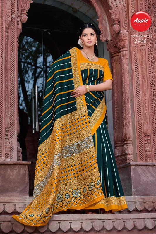 Apple Womaniya 29 Bhagalpuri Silk Printed Saree Collection