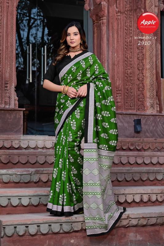 Apple Womaniya 29 Bhagalpuri Silk Printed Saree Collection