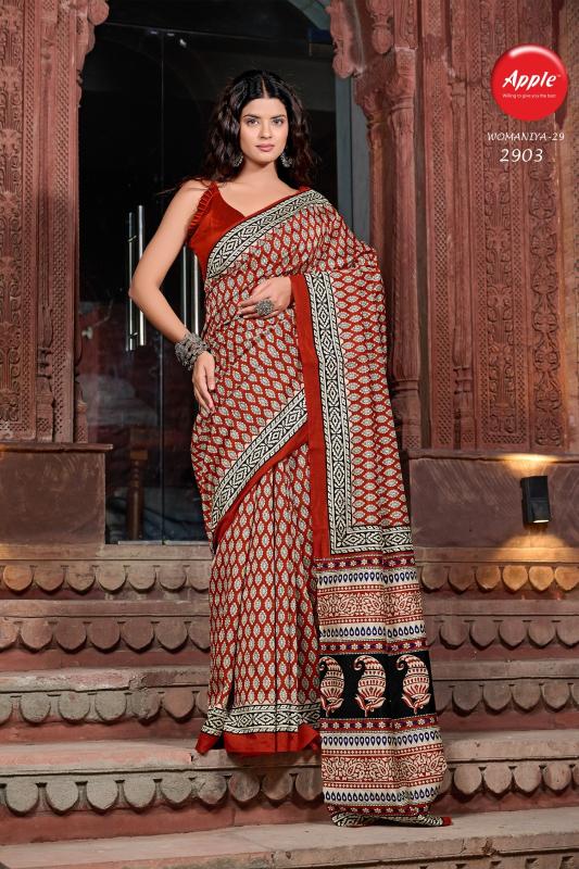 Apple Womaniya 29 Bhagalpuri Silk Printed Saree Collection