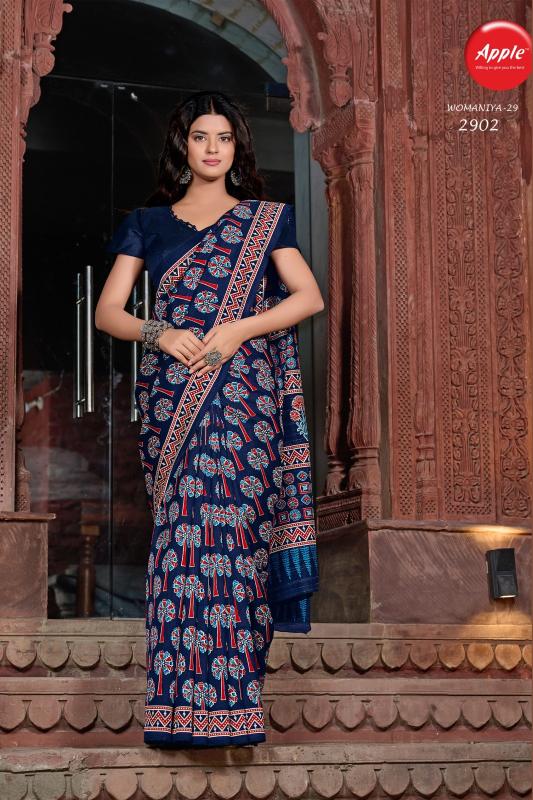 Apple Womaniya 29 Bhagalpuri Silk Printed Saree Collection