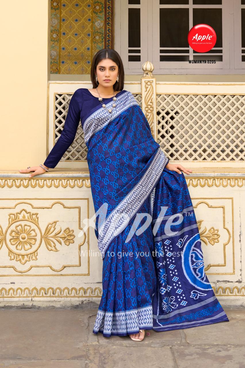 Apple Womaniya 32 Bhagalpuri Silk Printed Saree Collection