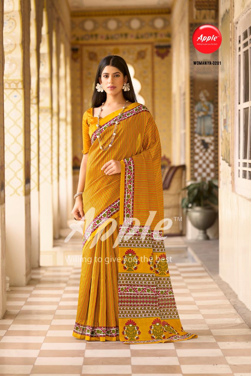 Apple Womaniya 32 Bhagalpuri Silk Printed Saree Collection