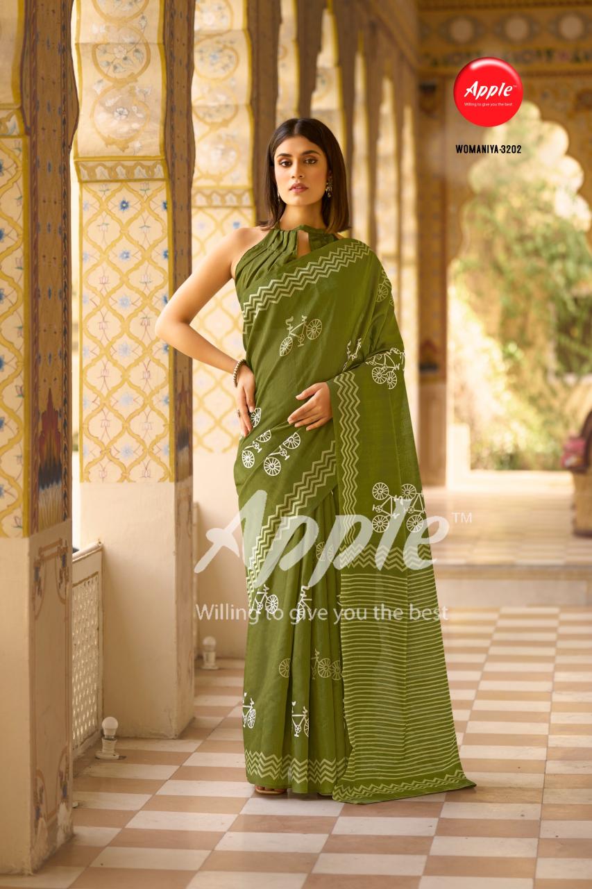 Apple Womaniya 32 Bhagalpuri Silk Printed Saree Collection