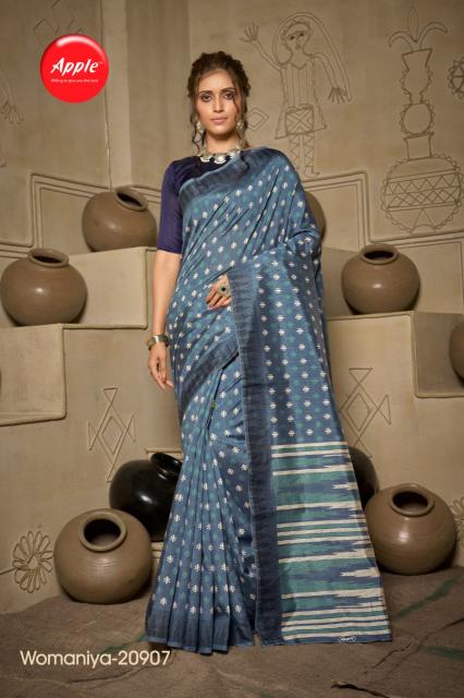 Apple Womniya Vol 20 New Styles Bhagalpuri Silk Saree Collection