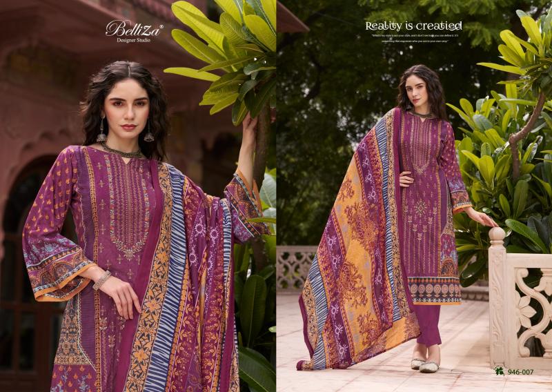 Belliza Bin Saeed Vol 5 Cotton Digital Printed Dress Material