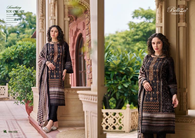 Belliza Bin Saeed Vol 5 Cotton Digital Printed Dress Material