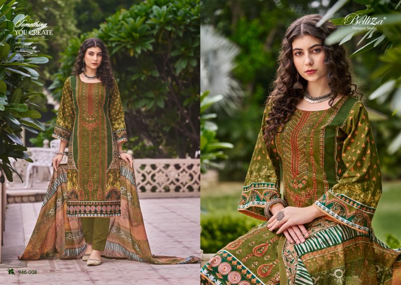 Belliza Bin Saeed Vol 5 Cotton Digital Printed Dress Material