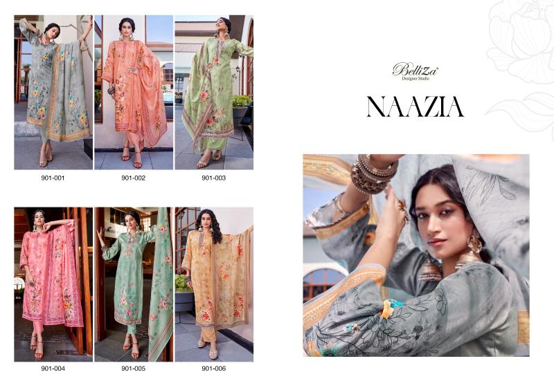 Belliza Naazia Cotton Digital Printed Dress Material Collection