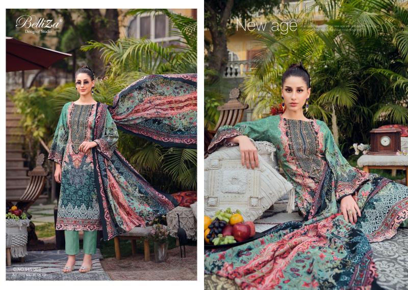 Belliza Naira Vol 64 Cotton Printed Dress Material Collection