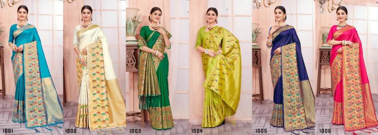 Bunawat Kashvika Paithani Silk Wedding Saree Collection