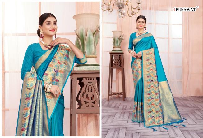 Bunawat Kashvika Paithani Silk Wedding Saree Collection