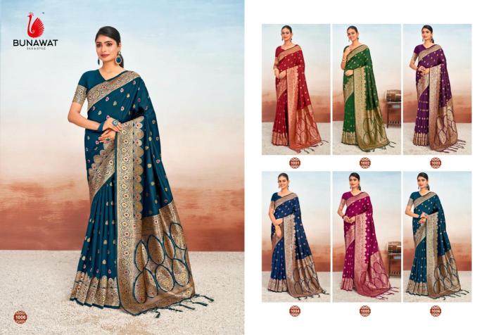 Bunawat Vanshika Silk Party Wear Saree Collection