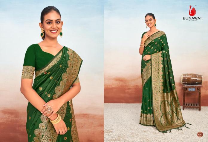 Bunawat Vanshika Silk Party Wear Saree Collection