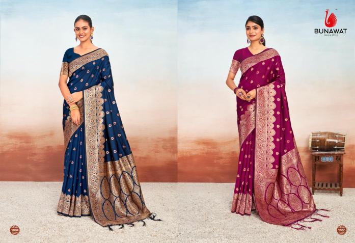 Bunawat Vanshika Silk Party Wear Saree Collection