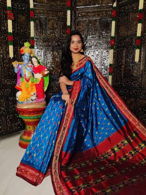 Dola Ikat Vol 1 Silk Digital Printed Saree Collection