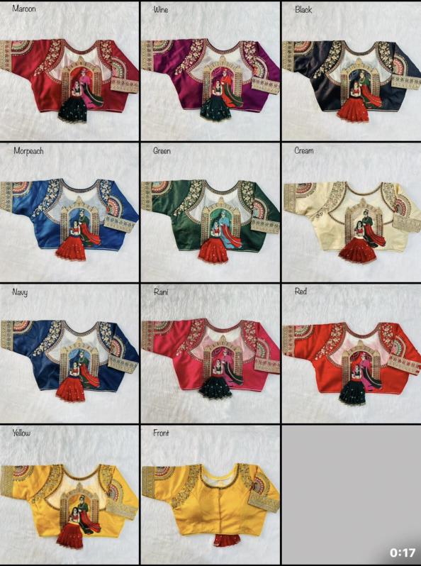 Fab Divya Heavy Milan Silk Blouse Collection