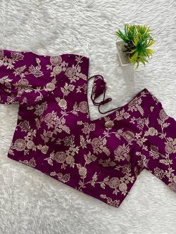 Fab Fashion Dola Silk Embroidered Blouse Collection