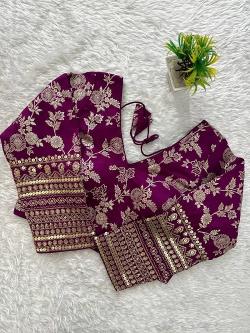 Fab Fashion Dola Silk Embroidered Blouse Collection