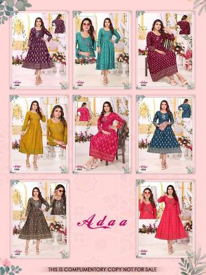 Fashion Talk Adaa Vol 2 Rayon Kurti Collection