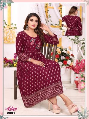 Fashion Talk Adaa Vol 2 Rayon Kurti Collection