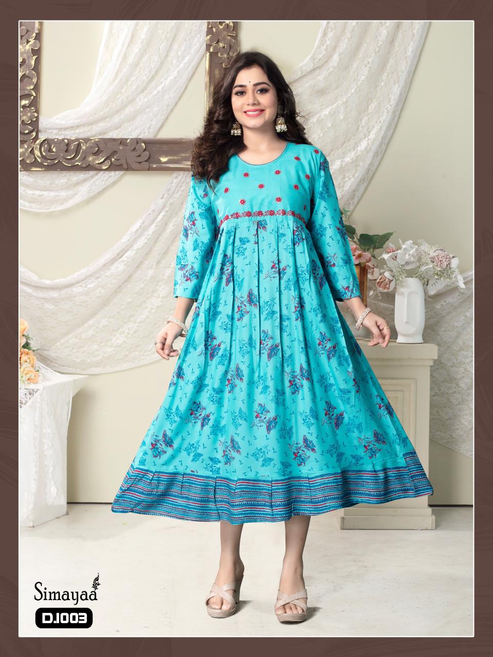 Fashion Talk Simayaa Foil Printed Kurti Collection