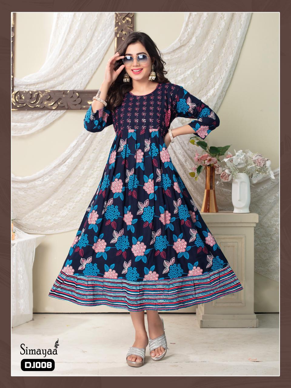 Fashion Talk Simayaa Foil Printed Kurti Collection