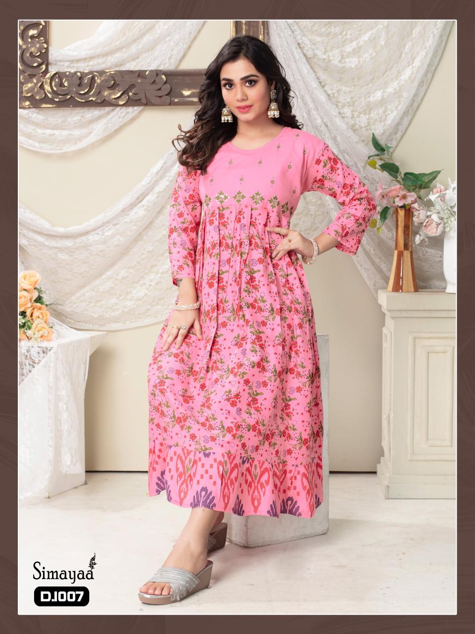 Fashion Talk Simayaa Foil Printed Kurti Collection