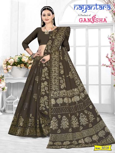 Ganesha Nayantara Vol 3 Cotton Printed Saree Collection