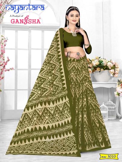 Ganesha Nayantara Vol 3 Cotton Printed Saree Collection