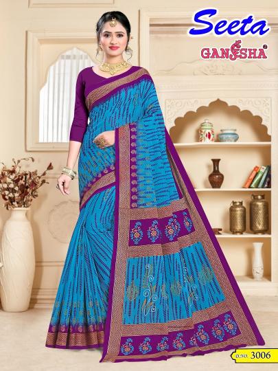 Ganesha Seeta Vol 3 Cotton Printed Saree Collection