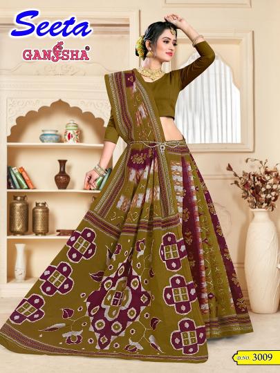 Ganesha Seeta Vol 3 Cotton Printed Saree Collection