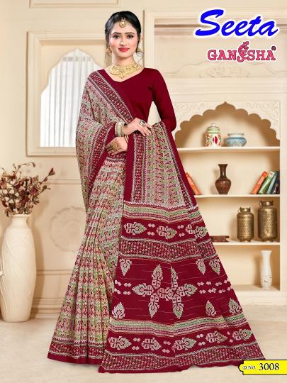 Ganesha Seeta Vol 3 Cotton Printed Saree Collection