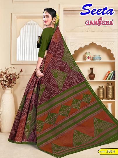 Ganesha Seeta Vol 3 Cotton Printed Saree Collection