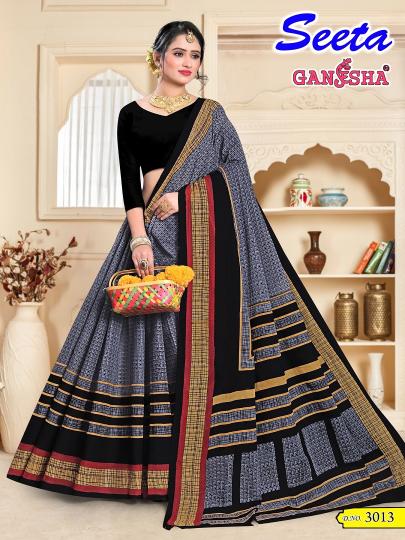 Ganesha Seeta Vol 3 Cotton Printed Saree Collection