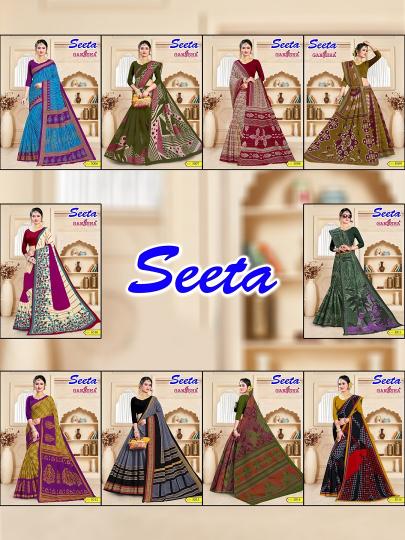 Ganesha Seeta Vol 3 Cotton Printed Saree Collection