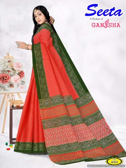 Ganesha Seeta Vol 4 Cotton Printed Saree Collection