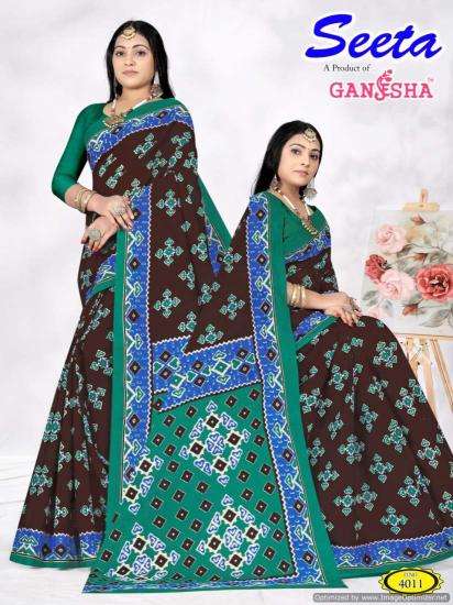 Ganesha Seeta Vol 4 Cotton Printed Saree Collection