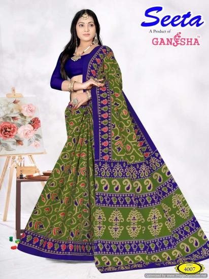 Ganesha Seeta Vol 4 Cotton Printed Saree Collection