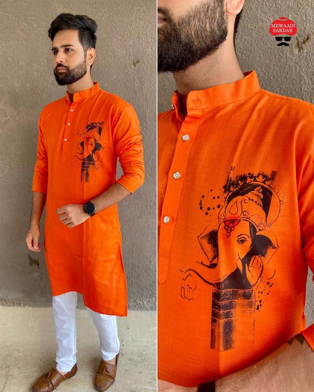 Ganpati Special 2 Cotton Printed Kurta Collection