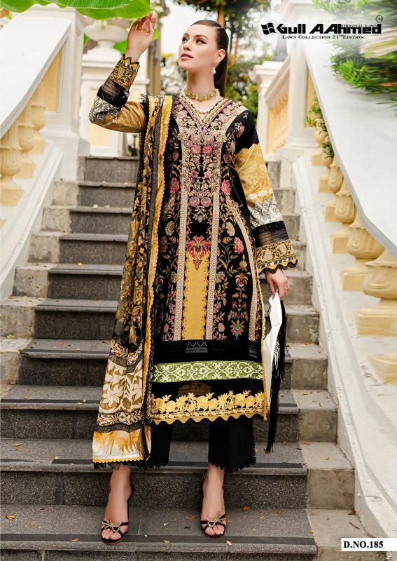 Gull A Ahmed Lawn Vol 21 Lawn Cotton Dress Material