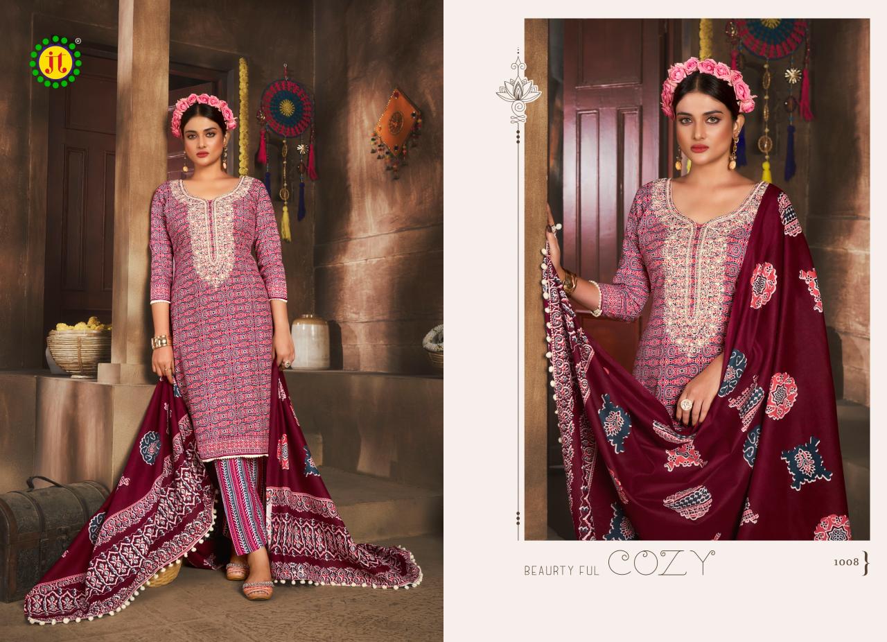 Jt Kalki Cotton Fancy Dress Material Collection