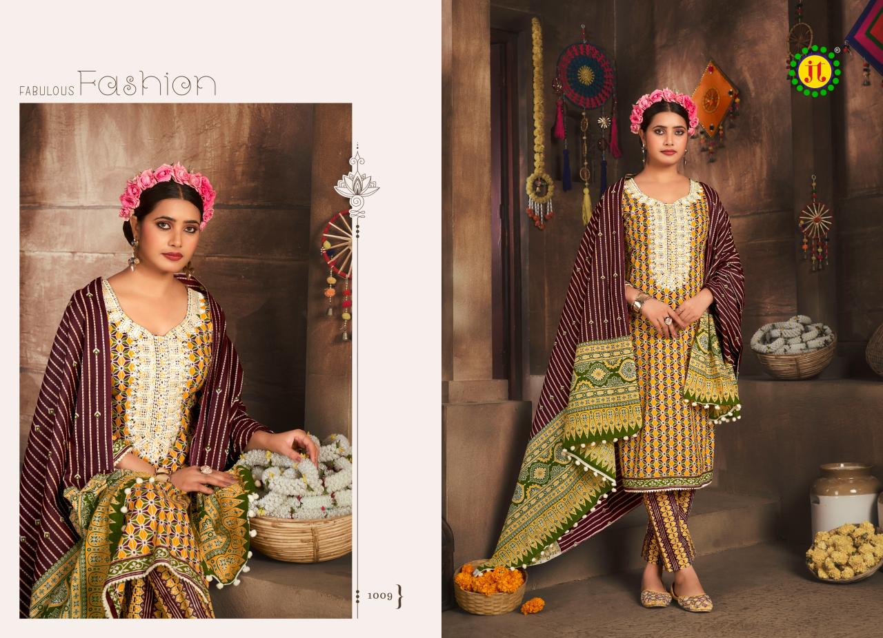 Jt Kalki Cotton Fancy Dress Material Collection